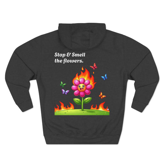 Three-Panel Fleece Hoodie